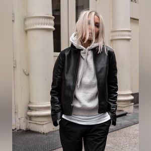 Everlane ReNew Cropped Hoodie Sweatshirt